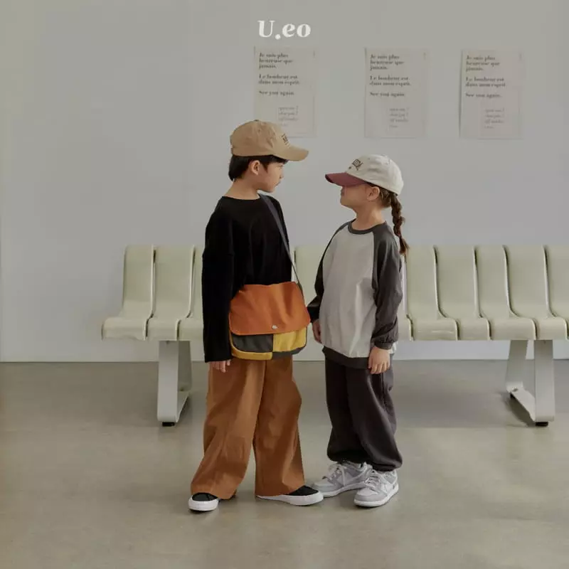 U Eo - Korean Children Fashion - #stylishchildhood - Color Raglan Tee - 3