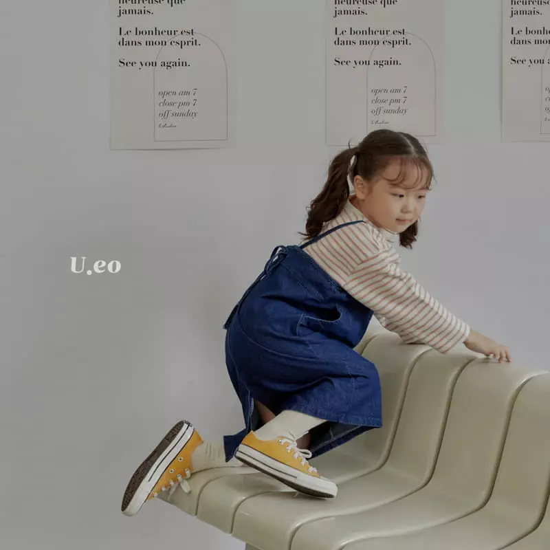 U Eo - Korean Children Fashion - #stylishchildhood - Rock Stripes Tee - 2