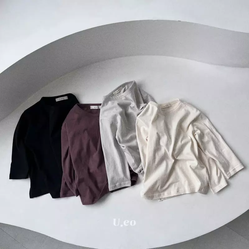 U Eo - Korean Children Fashion - #prettylittlegirls - Soft Slit Tee - 4