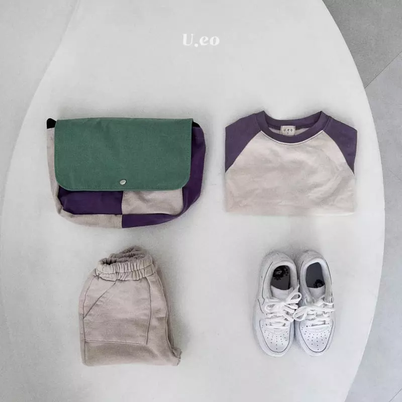 U Eo - Korean Children Fashion - #todddlerfashion - Color Raglan Tee