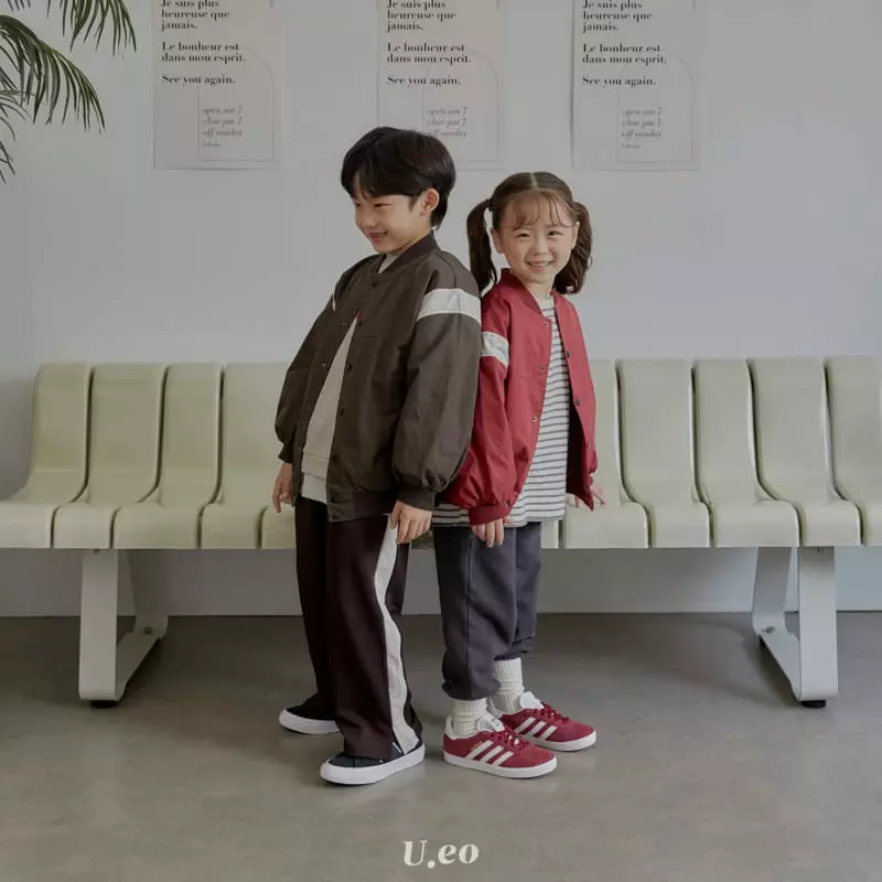 U Eo - Korean Children Fashion - #todddlerfashion - Twill Color Jumper - 10