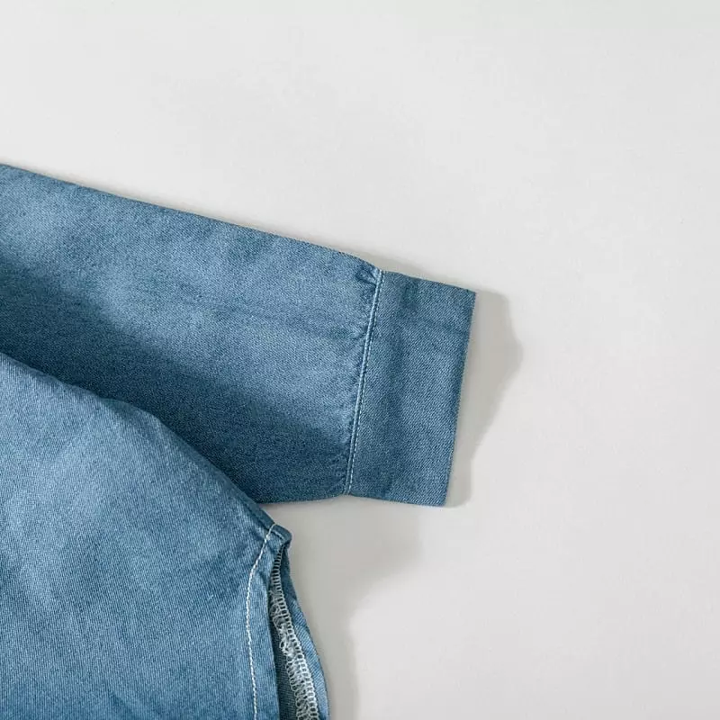 U & I - Korean Children Fashion - #Kfashion4kids - Spring Denim Shirt - 3