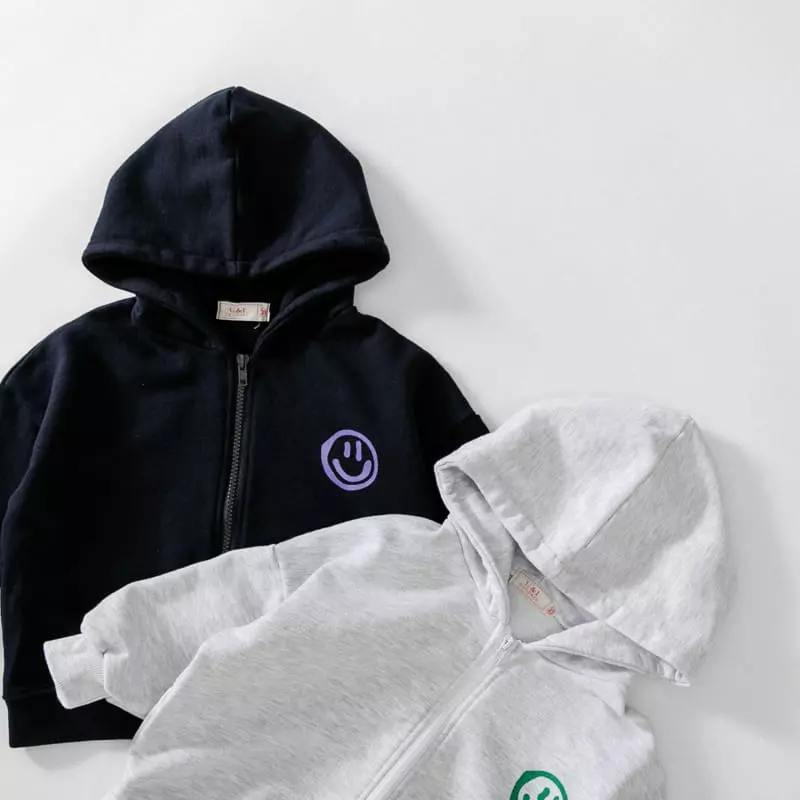 U & I - Korean Children Fashion - #kidzfashiontrend - Smile Hoody Zip-up - 4