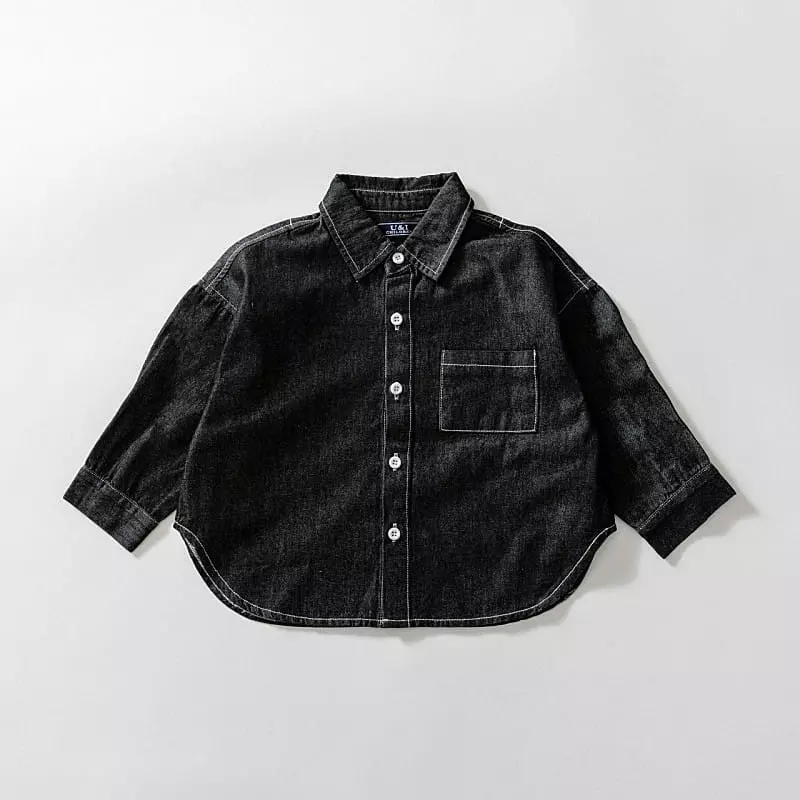 U & I - Korean Children Fashion - #childofig - Spring Denim Shirt - 8