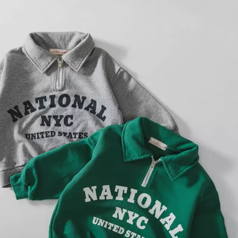 U & I - Korean Children Fashion - #childrensboutique - NYC Sweatshirt - 8