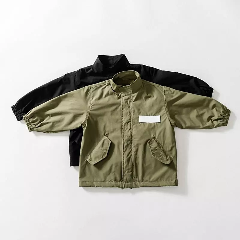 U & I - Korean Children Fashion - #childrensboutique - Simple Point Field Jacket - 9
