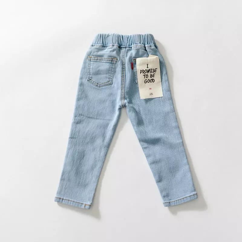 U & I - Korean Children Fashion - #designkidswear - Denim Jeggings - 3
