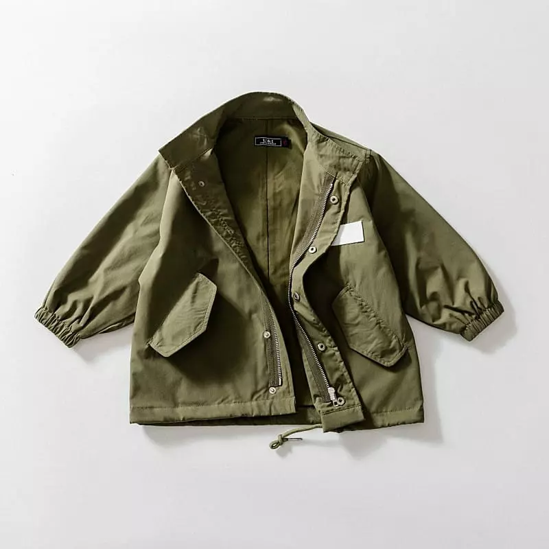 U & I - Korean Children Fashion - #fashionkids - Simple Point Field Jacket - 12