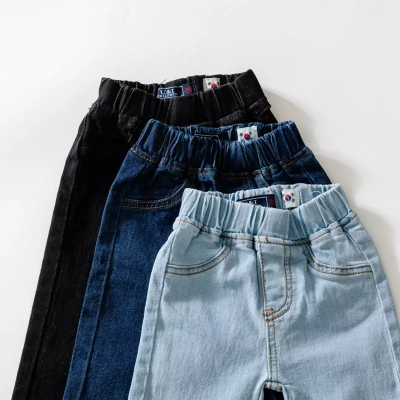 U & I - Korean Children Fashion - #kidzfashiontrend - Denim Jeggings - 8