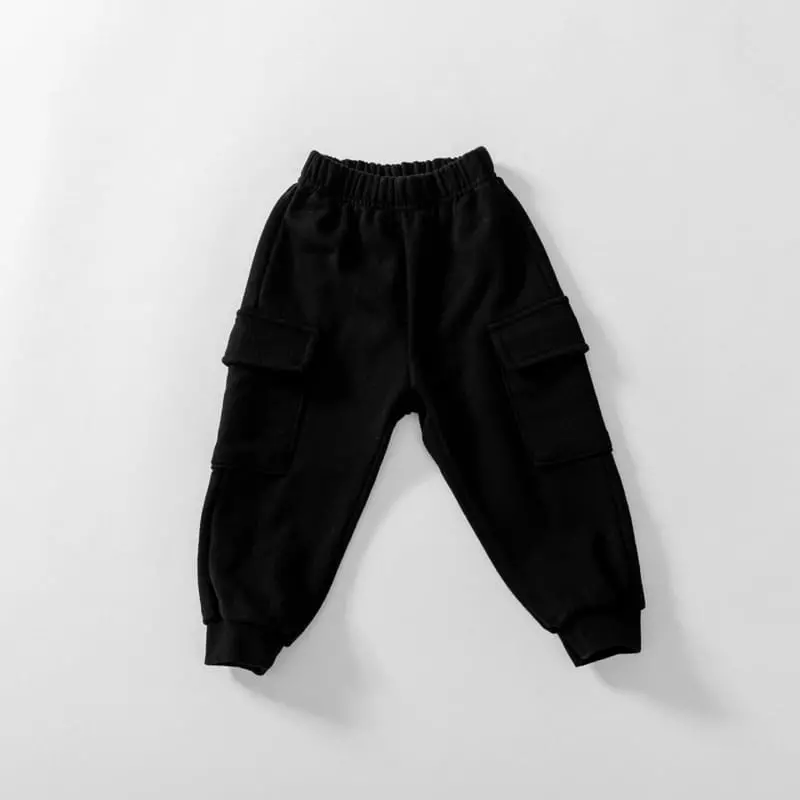 U & I - Korean Children Fashion - #kidzfashiontrend - Mini Cargo Pants - 2