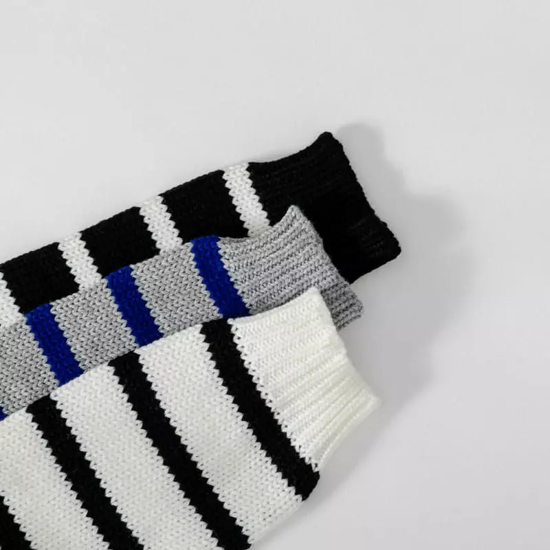 U & I - Korean Children Fashion - #littlefashionista - Twist Stripes Knit Tee - 8