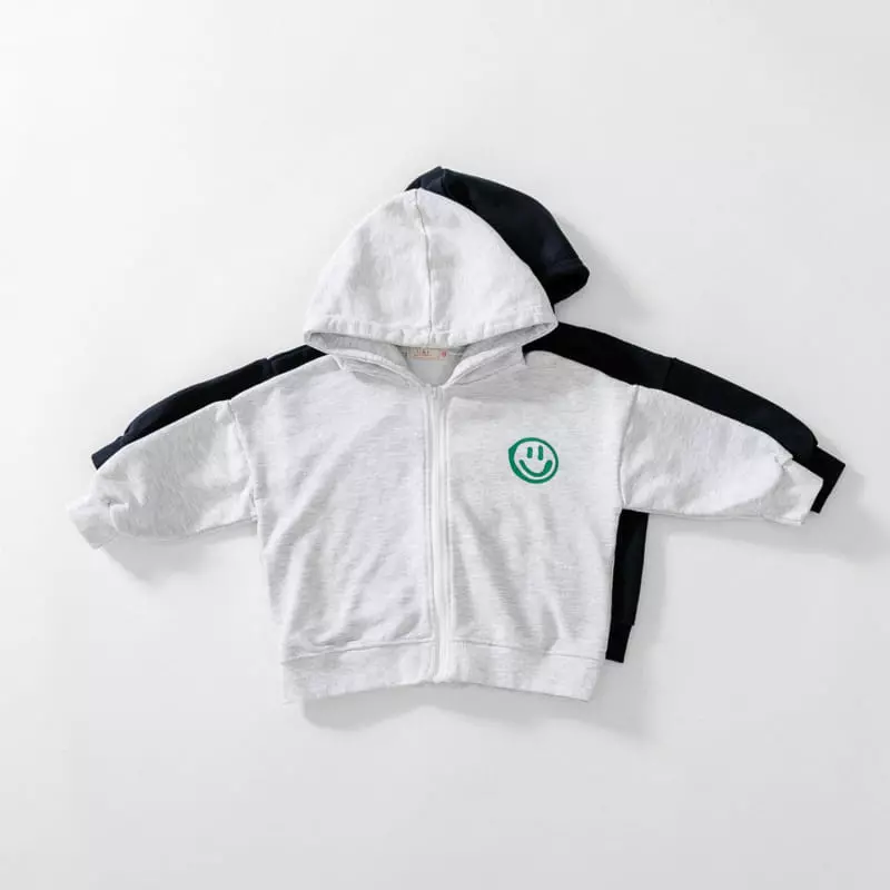 U & I - Korean Children Fashion - #littlefashionista - Smile Hoody Zip-up - 5