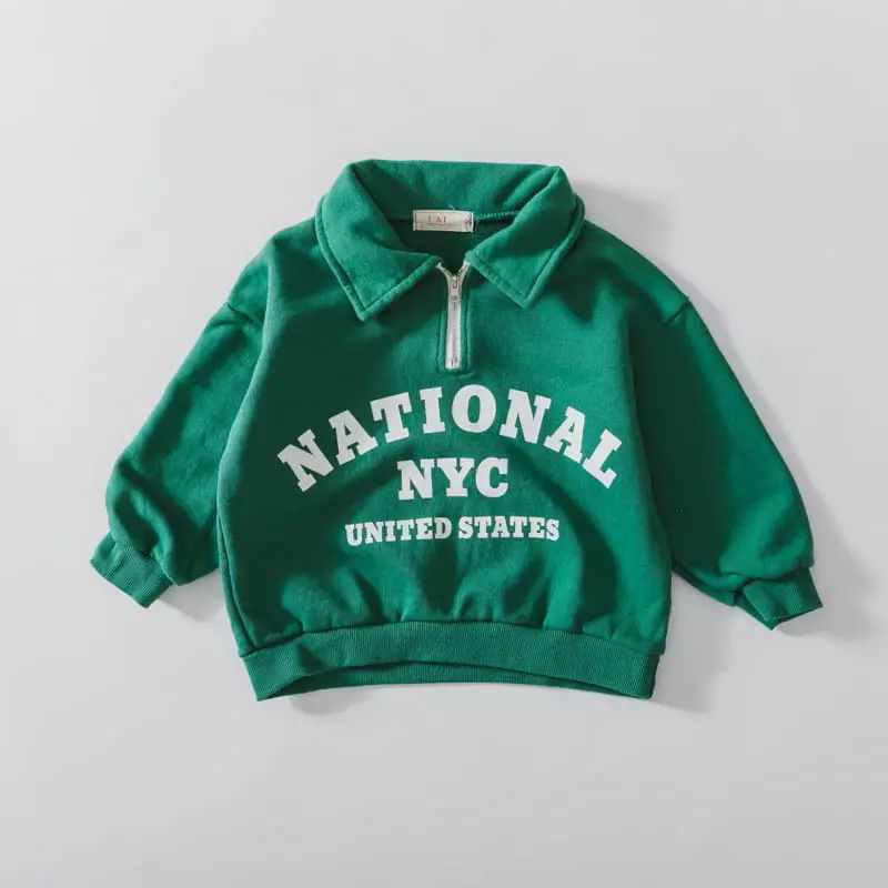 U & I - Korean Children Fashion - #magicofchildhood - NYC Sweatshirt