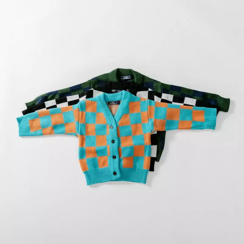 U & I - Korean Children Fashion - #magicofchildhood - Check Cardigan - 10