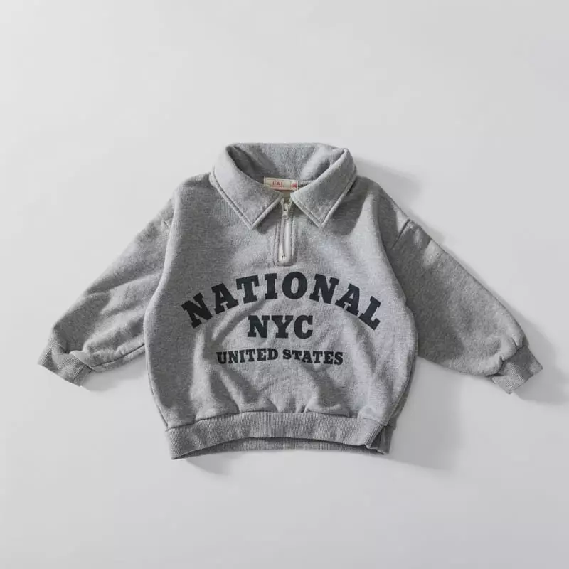 U & I - Korean Children Fashion - #minifashionista - NYC Sweatshirt - 2