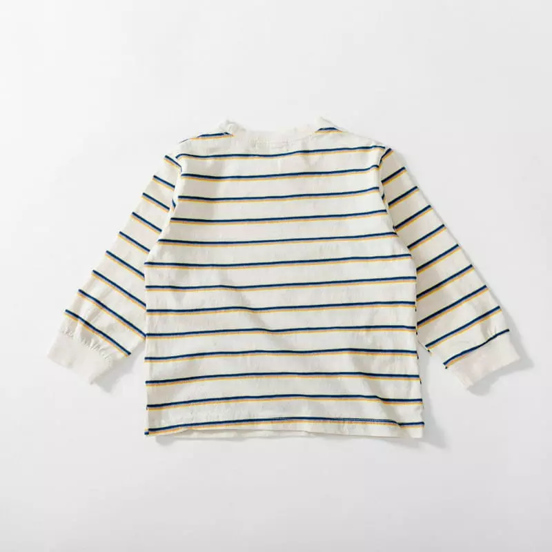 U & I - Korean Children Fashion - #prettylittlegirls - Av Unbal Stripes Tee - 5