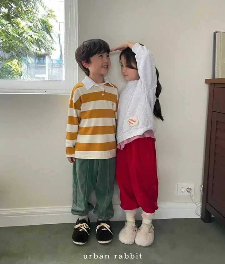 Urban Rabbit - Korean Children Fashion - #Kfashion4kids - Veloure Slit Pants - 11