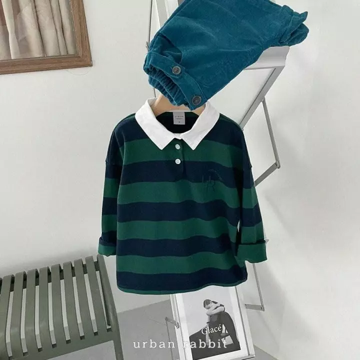 Urban Rabbit - Korean Children Fashion - #Kfashion4kids - Rugby Embroidery Tee - 9