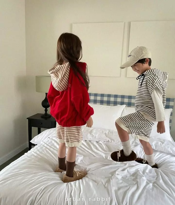 Urban Rabbit - Korean Children Fashion - #Kfashion4kids - Stripes Hoody - 7