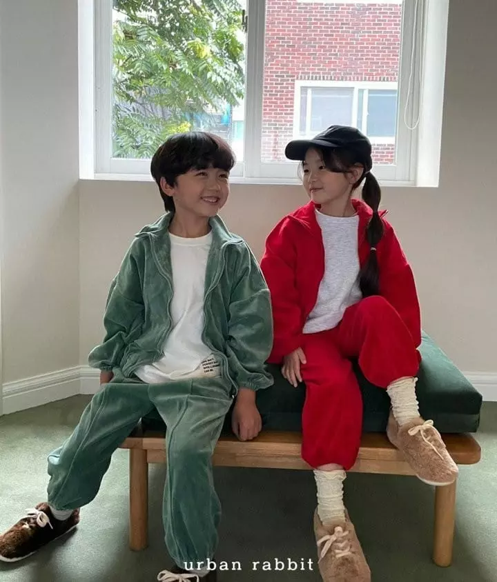 Urban Rabbit - Korean Children Fashion - #childofig - Veloure Jumper - 2