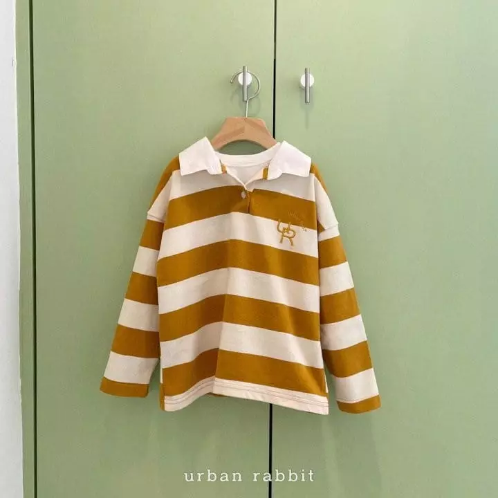 Urban Rabbit - Korean Children Fashion - #childofig - Rugby Embroidery Tee