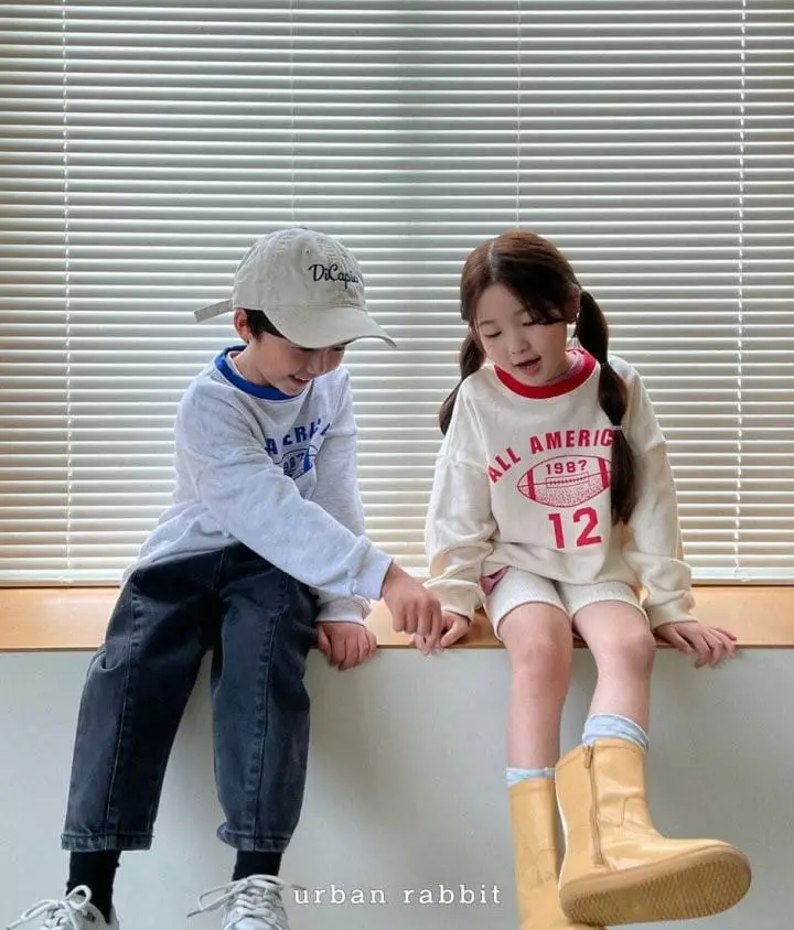 Urban Rabbit - Korean Children Fashion - #childofig - Eri Color Sweatshirt - 2