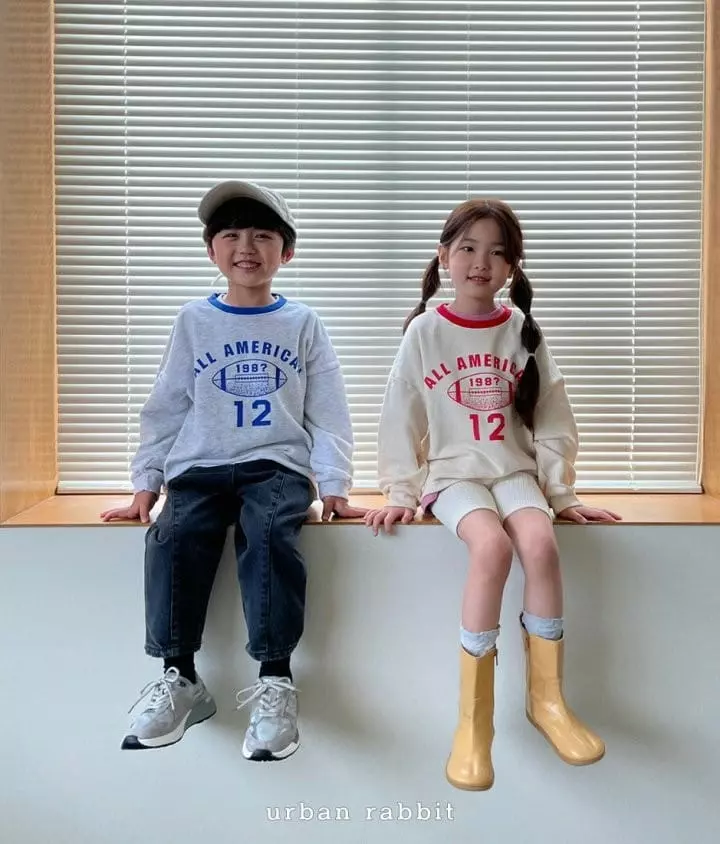Urban Rabbit - Korean Children Fashion - #childofig - Eri Color Sweatshirt - 3