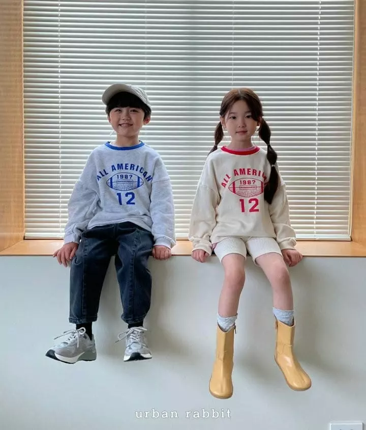 Urban Rabbit - Korean Children Fashion - #childofig - Eri Color Sweatshirt - 4