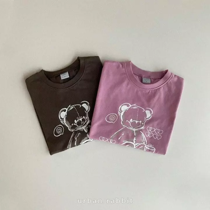 Urban Rabbit - Korean Children Fashion - #discoveringself - Sketch Bear Tee - 12