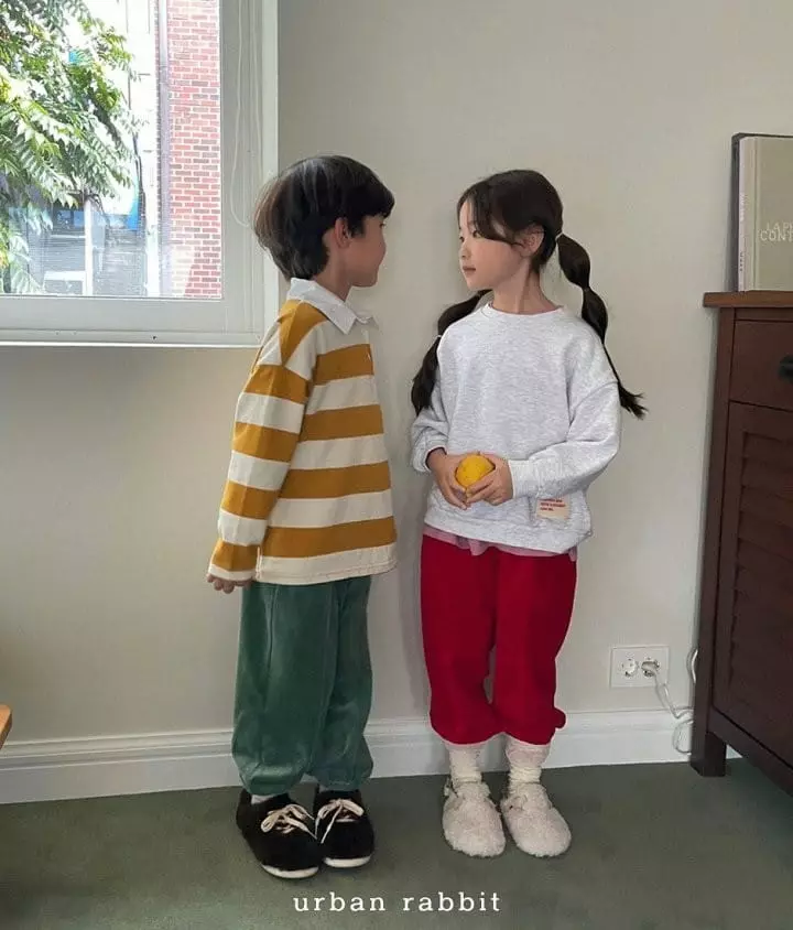 Urban Rabbit - Korean Children Fashion - #kidsshorts - Veloure Slit Pants - 8