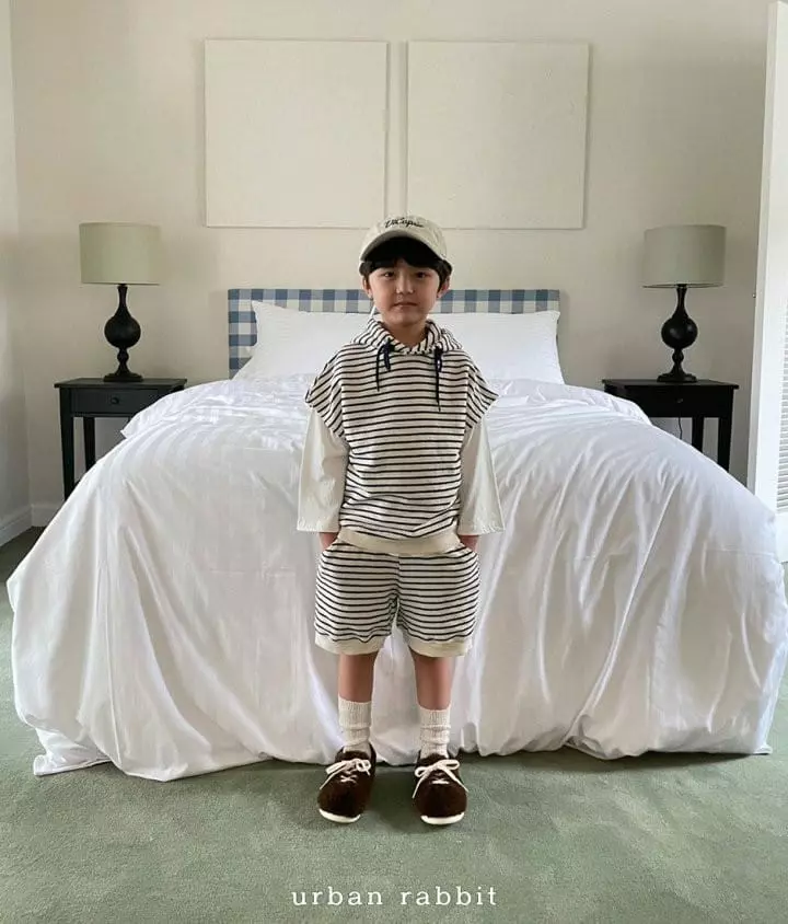 Urban Rabbit - Korean Children Fashion - #kidsshorts - Loose Label Tee - 9