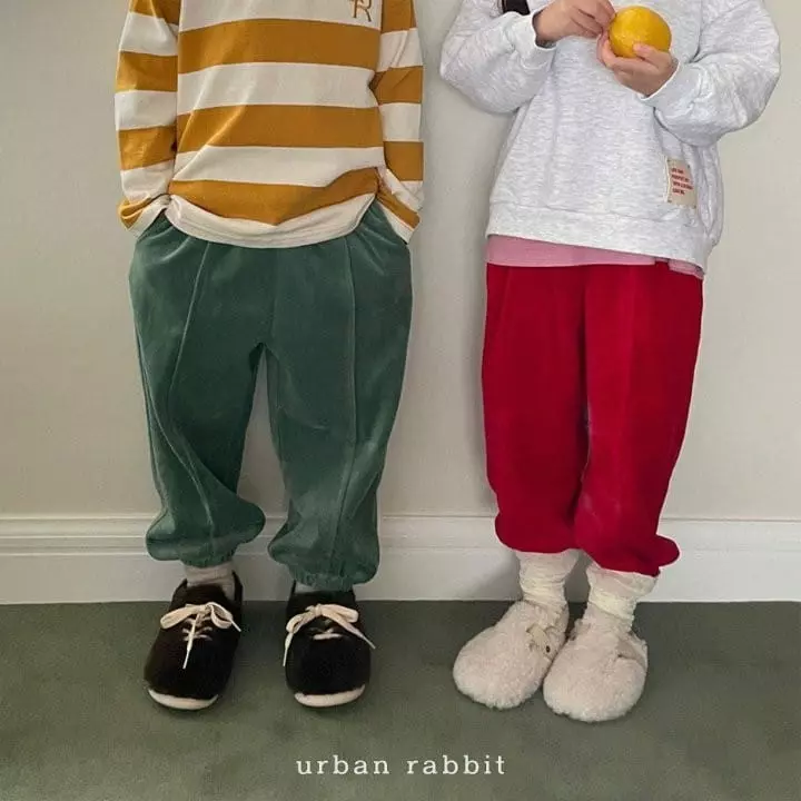 Urban Rabbit - Korean Children Fashion - #kidsstore - Veloure Slit Pants - 9