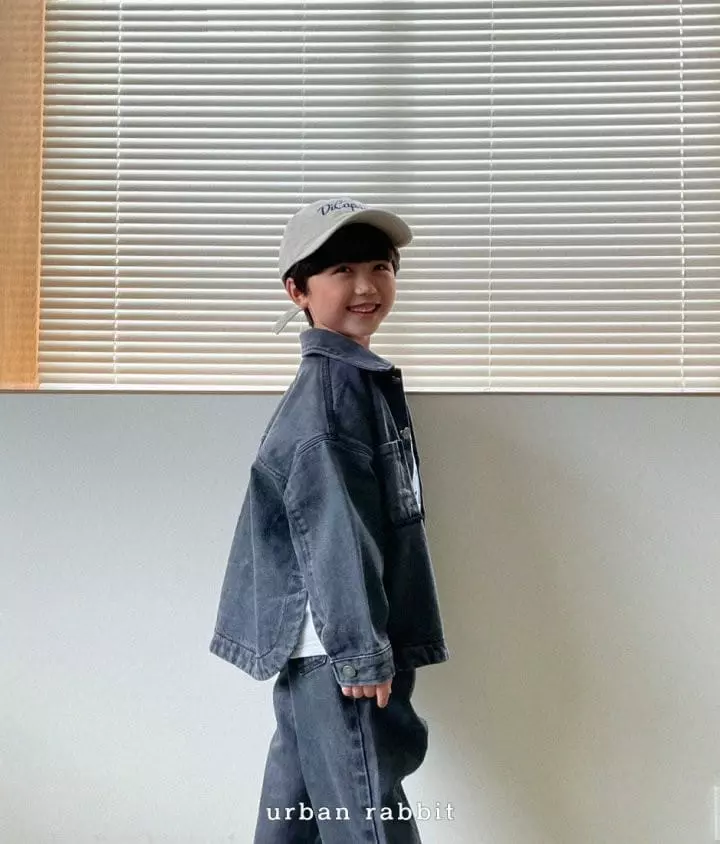 Urban Rabbit - Korean Children Fashion - #kidsstore - Urban Denim Jacket - 8