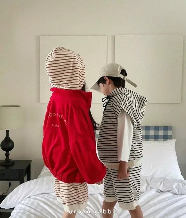 Urban Rabbit - Korean Children Fashion - #littlefashionista - Stripes Hoody - 8