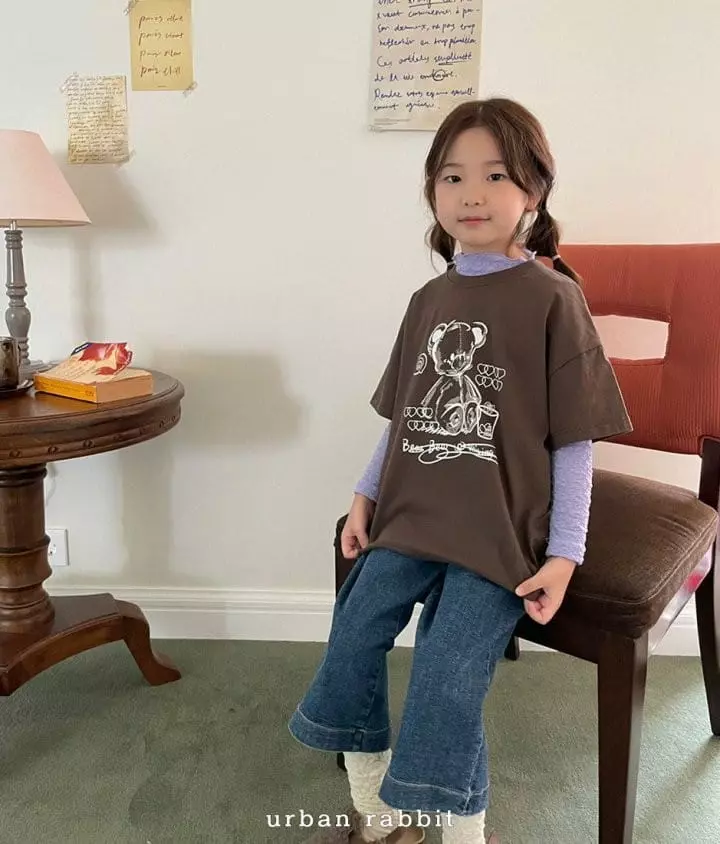 Urban Rabbit - Korean Children Fashion - #littlefashionista - Sketch Bear Tee - 2