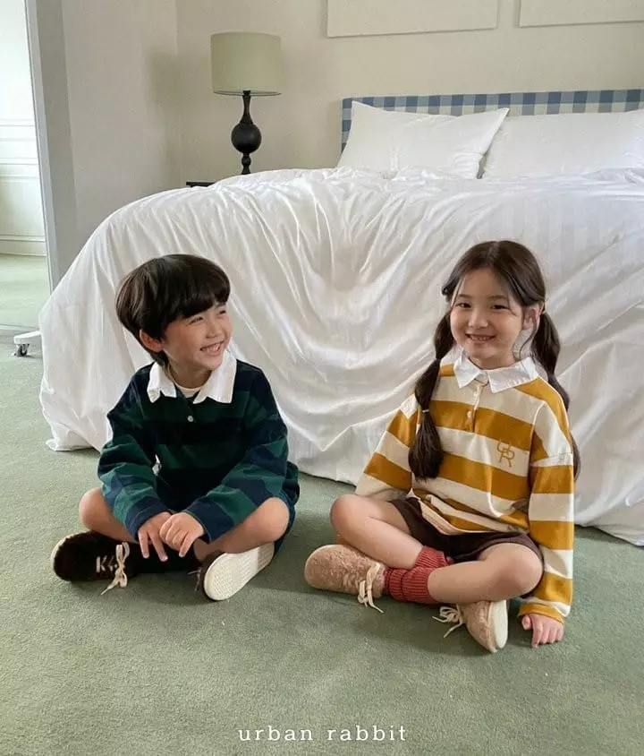 Urban Rabbit - Korean Children Fashion - #minifashionista - Rugby Embroidery Tee - 12