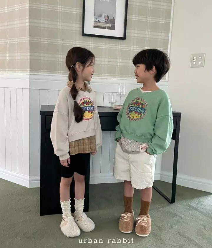 Urban Rabbit - Korean Children Fashion - #minifashionista - Crop Sweatshirt - 2