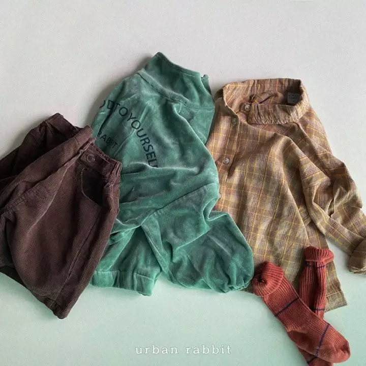 Urban Rabbit - Korean Children Fashion - #prettylittlegirls - Ash Check Shirt - 10