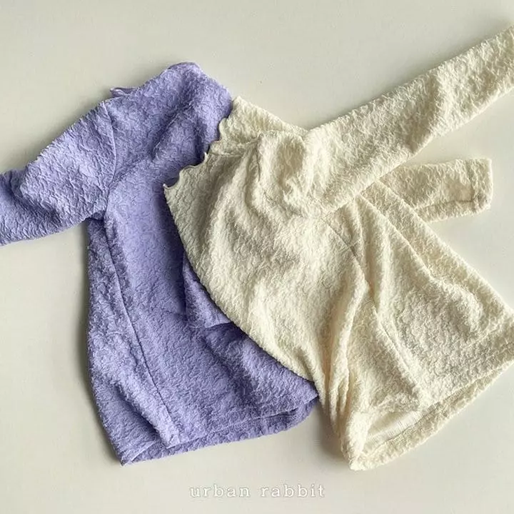 Urban Rabbit - Korean Children Fashion - #prettylittlegirls - Wave Half Neck Tee - 8