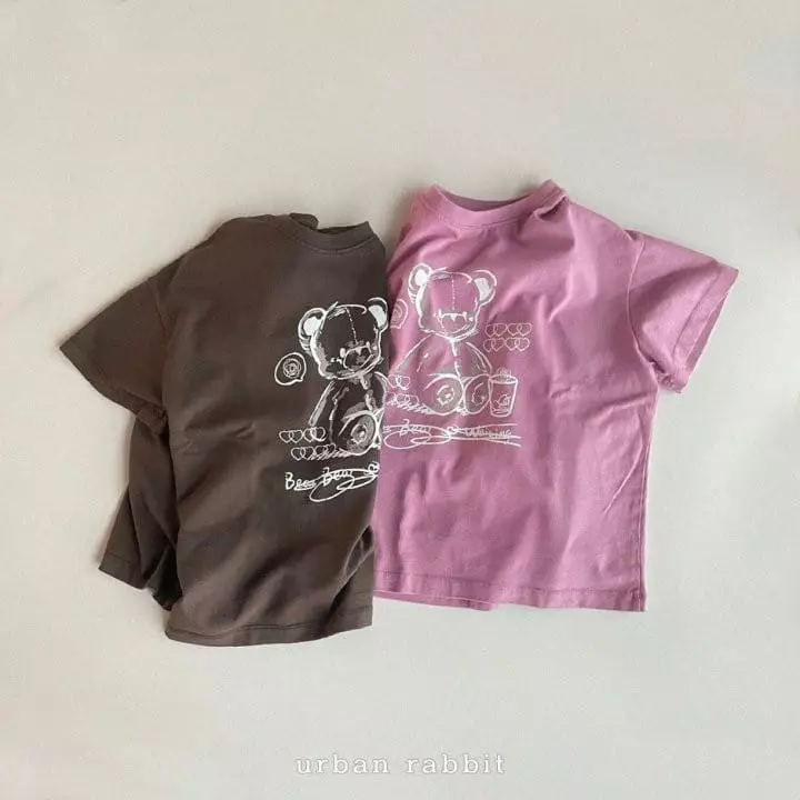 Urban Rabbit - Korean Children Fashion - #prettylittlegirls - Sketch Bear Tee - 5