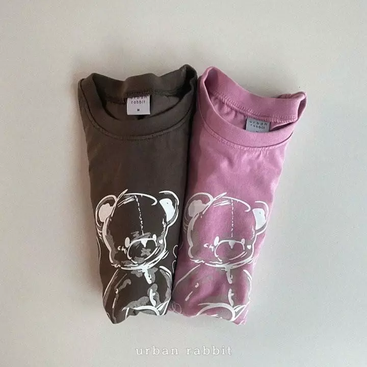 Urban Rabbit - Korean Children Fashion - #stylishchildhood - Sketch Bear Tee - 8