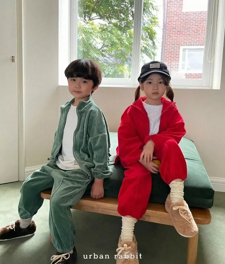 Urban Rabbit - Korean Children Fashion - #toddlerclothing - Veloure Slit Pants