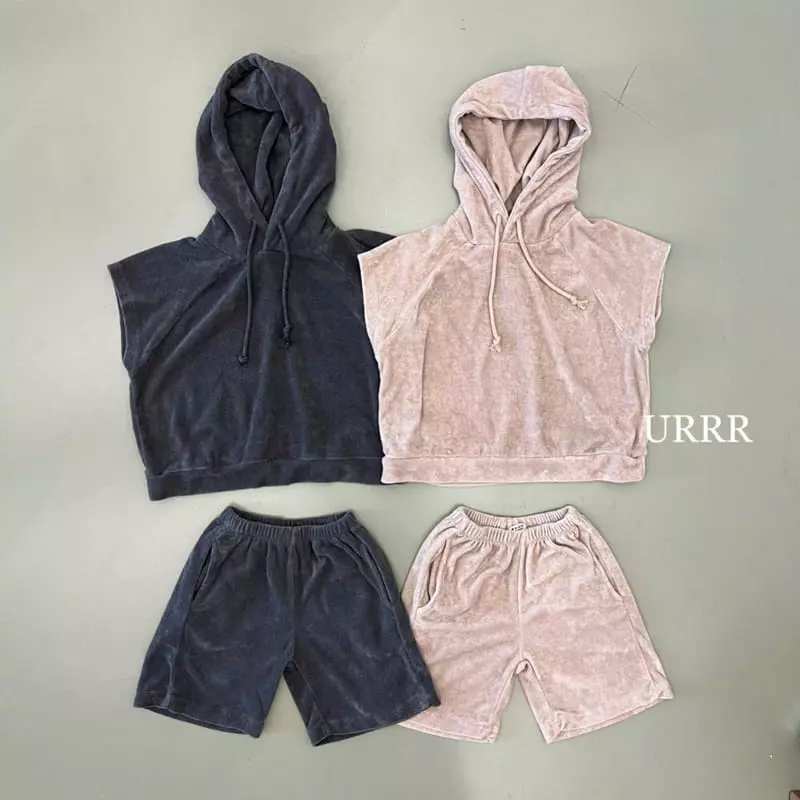 Urrr - Korean Children Fashion - #childofig - Inssa Hoody Top Bottom SET