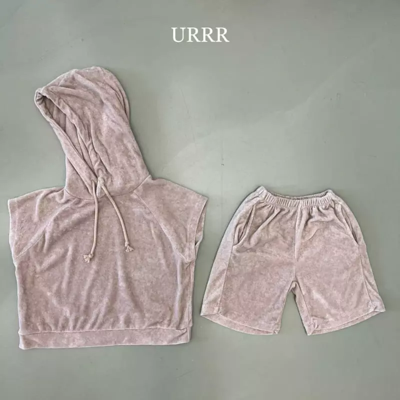 Urrr - Korean Children Fashion - #childrensboutique - Inssa Hoody Top Bottom SET - 2