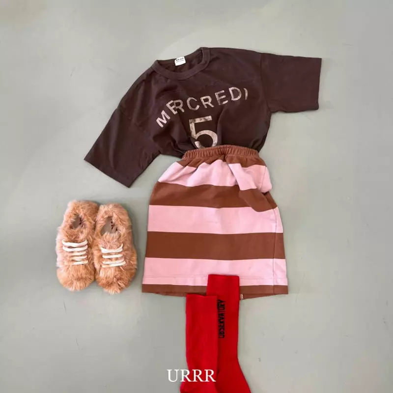 Urrr - Korean Children Fashion - #childrensboutique - Number Tee - 4