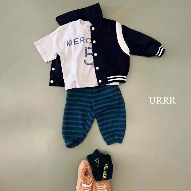 Urrr - Korean Children Fashion - #discoveringself - Number Tee - 5
