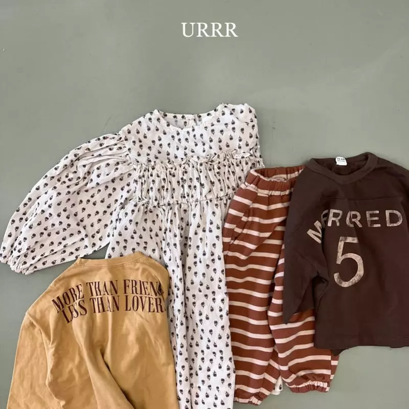 Urrr - Korean Children Fashion - #fashionkids - Number Tee - 6