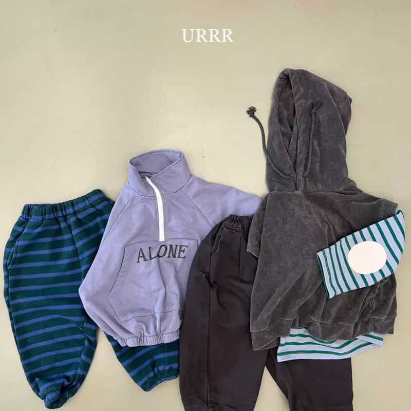 Urrr - Korean Children Fashion - #kidsshorts - Inssa Hoody Top Bottom SET - 6