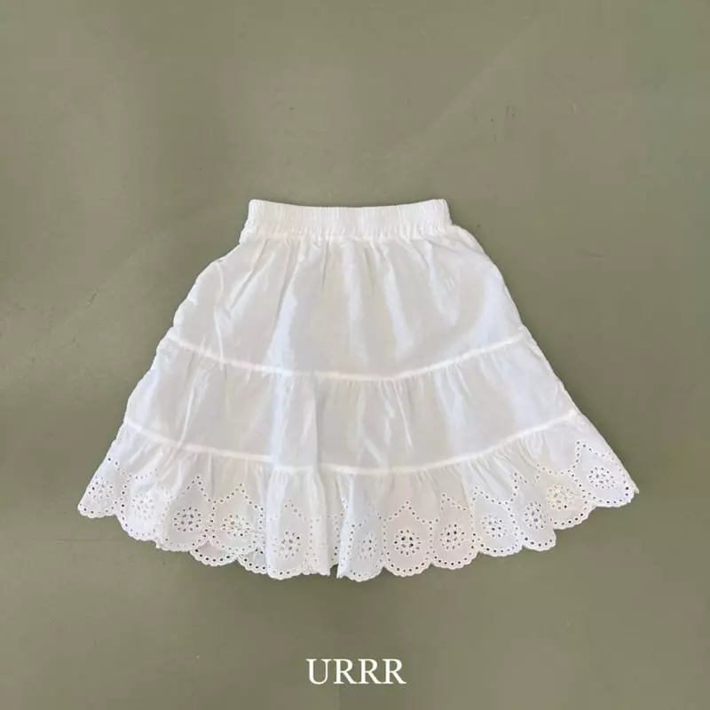 Urrr - Korean Children Fashion - #kidsshorts - Western Shirring Skirt - 5