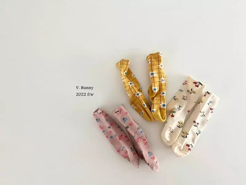 V Bunny - Korean Children Fashion - #Kfashion4kids - Samseck Socks Set - 8